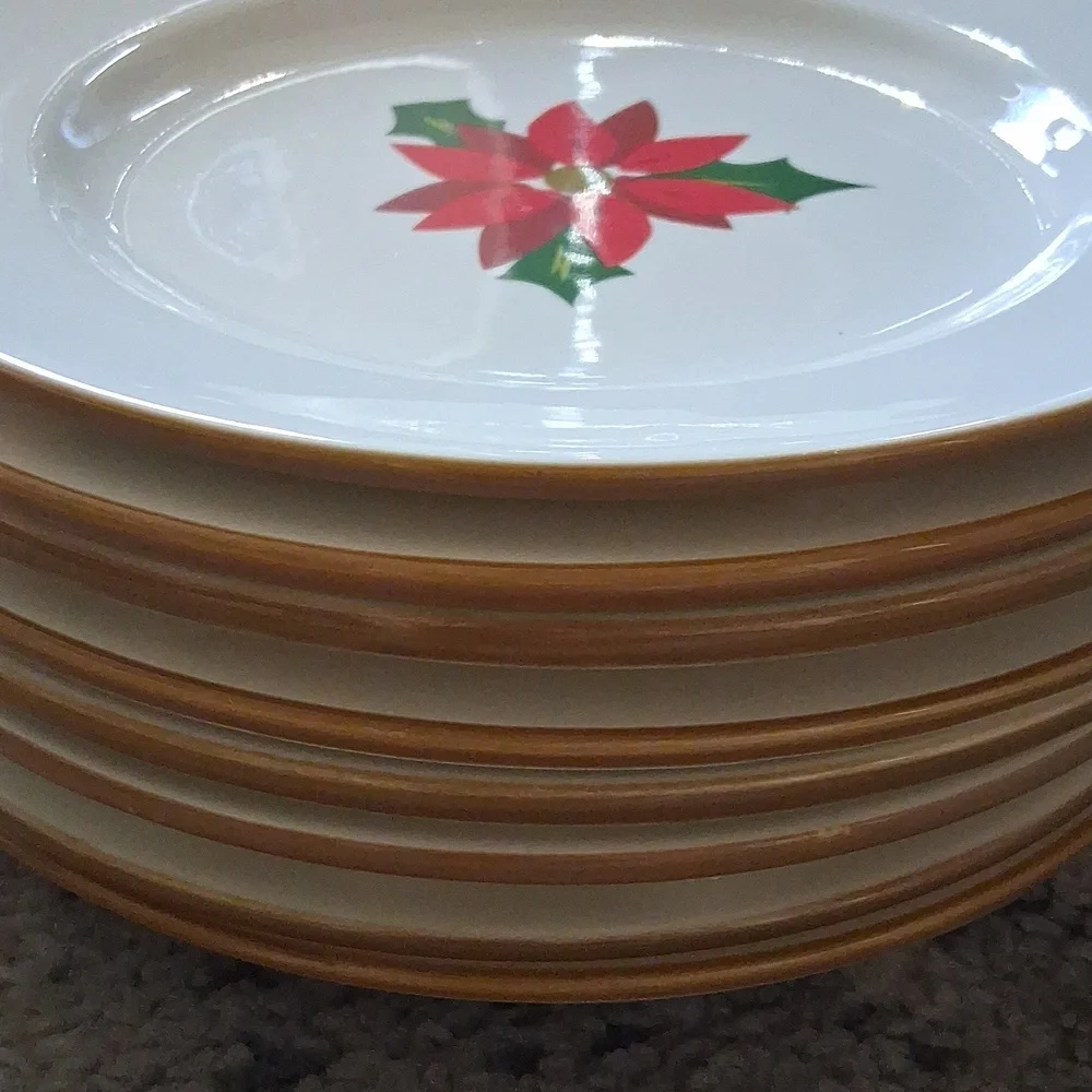 Pier 1 Salad Plates - Oh Tannenbaum Collection